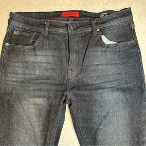 MBX Jeans Men's W36 L32 Slim Fit Stretch Dark Wash Denim NWOT Meas. W36 L30